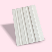 Composite Wall Cladding – Indoor Wall Panel in White Wood HW-138 ( 2900mm x 160mm )