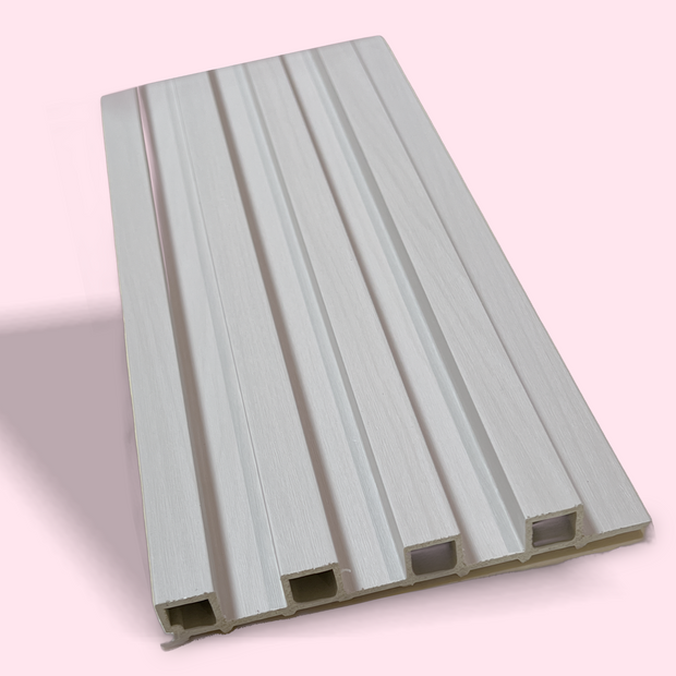 Composite Wall Cladding – Indoor Wall Panel in White Wood HW-138 ( 2900mm x 160mm )