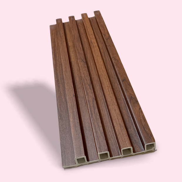 Composite Wall Cladding – Indoor Teak Wall Panel XK7071-A189  ( 2700mm x 160mm )