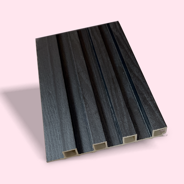 Composite Wall Cladding – Indoor Black Wood Wall Panel-  HW-251 ( 2900mm x 160mm )