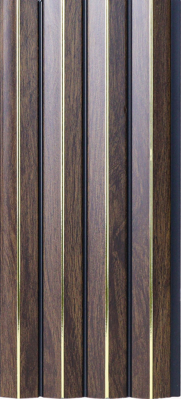 Luxworld PS fluted Decorative Wall Panels (Jarrah) - AM1713-1