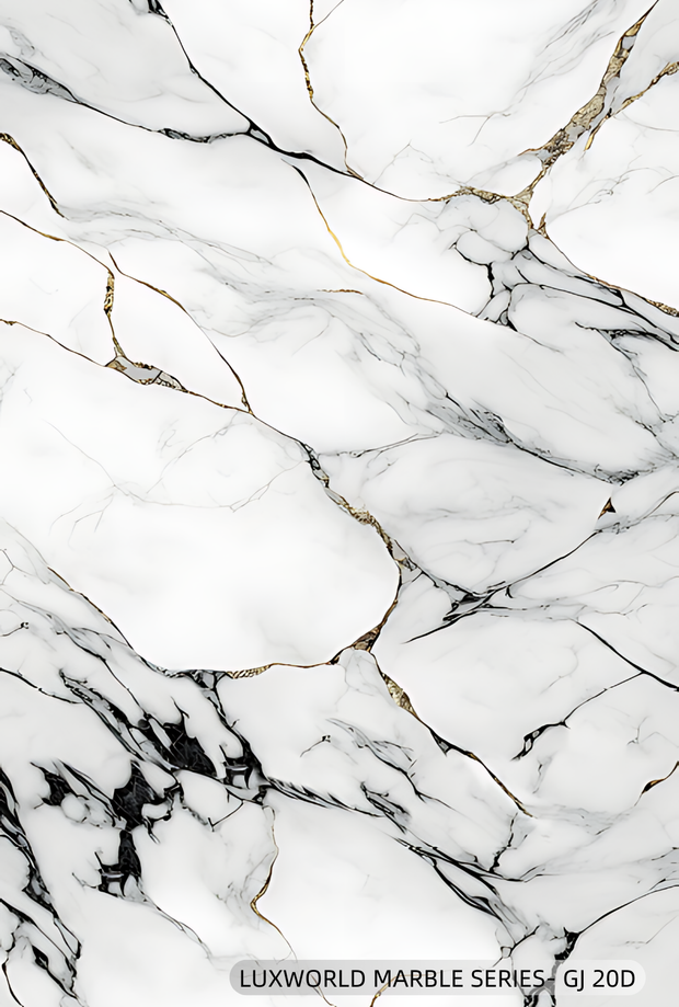 High Quality 3D PVC Marble Wall Panel - 1220*2900*5mm (GJ-20) - PRE ORDER